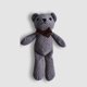 thumbnail image 5 of Mini Oso De Peluche De 6,3 Pulgadas, Juguete De Peluche Corto De Oso Encantador Con Lazo Bonito, Muñeco De Oso De Empuje Decorativo Para Colgante De Adorno, Gris Muyoka Hogar, 5 of 7