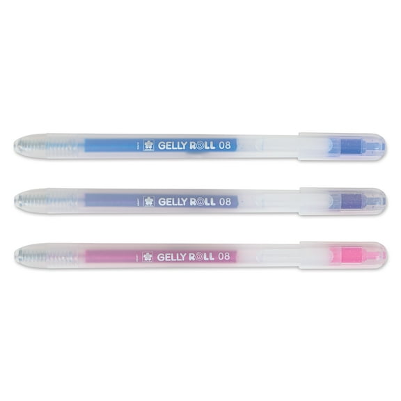 Sakura Gelly Roll Retractable Medium Point Pens 3/Pkg-Metallic