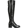 thumbnail image 2 of INC International Concepts Women's Karmenn Leather Tall Over the Knee Boots Black Size 7 M, 2 of 4