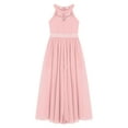 thumbnail image 4 of inhzoy Kids Girls Halter Neck Chiffon Maxi Romper Dress, 4 of 6