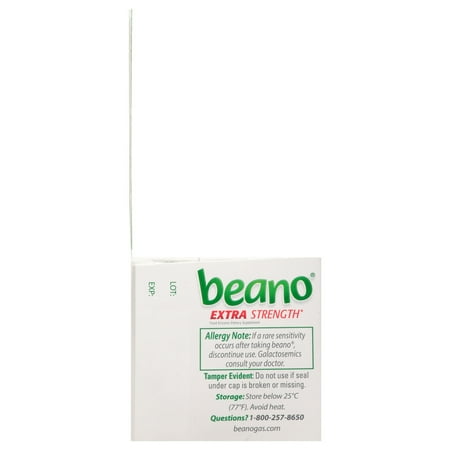 Beano Digestive Enzyme, Gas Prevention & Digestive Enzyme Supplement, 100 Count