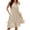 Khaki dress 84, variant on Karymi Summer Dresses for Women 2026 Sleeveless V-Neck Tiered Ruffle Hem Midi Dress, Solid Casual Loose Tunic Dress with Side Pockets Maxi Dress
