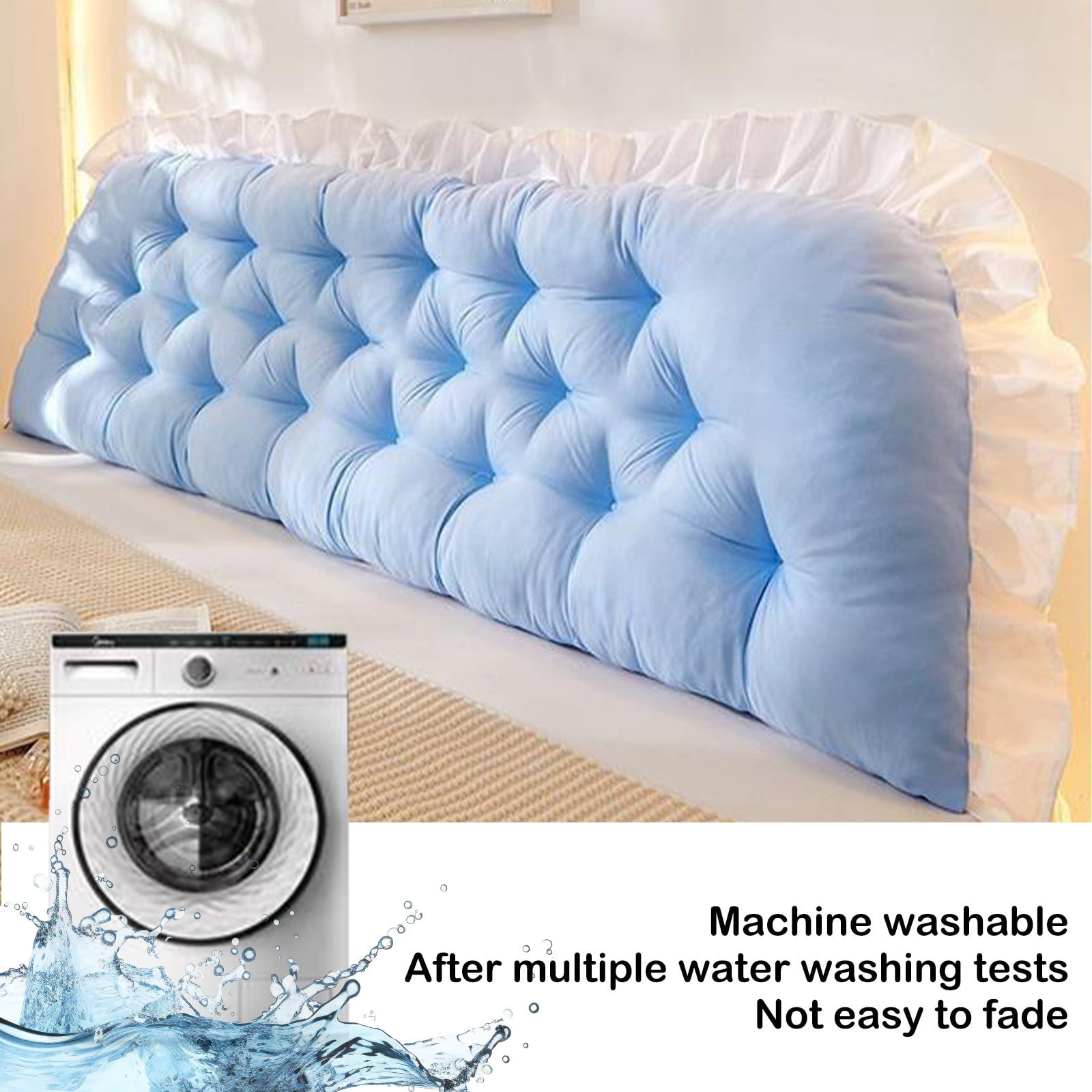 Wedge Pillows Bedside Cushion Soft Package Bed Cushion Large Back Cushion
