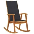 thumbnail image 1 of vidaXL Rocking Chair with Cushions Solid Acacia Wood, 1 of 5