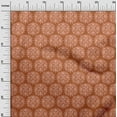 thumbnail image 2 of oneOone Polyester Lycra Fabric Floral Block Printed Fabric 1 Yard 56 Inch Wide, 2 of 4