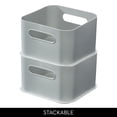 thumbnail image 5 of iDesign Plastic Pantry Storage Bin with Handles - Set of 4 - Gray - Made in USA, 5 of 7