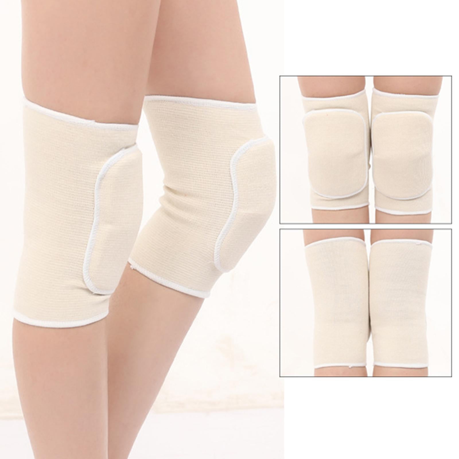 funtasica 3X Protective Knee Pads Pro Thick Sponge Avoidance Kneeling Kneepad White