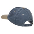 thumbnail image 3 of Hiking Shoe Patched Two Tone Washed Cap - Navy Khaki OSFM, 3 of 5