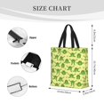 thumbnail image 3 of Disketp Funny Frogs Bolsa Tote de Lona para Mujer, Bolso de Hombro y Cruzado con Cierre de Cremallera, 3 of 7