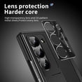thumbnail image 5 of Dteck for Samsung Galaxy Z Fold 6 Case with S Pen Holder & Stylus, Luxury Leather Case Replacement Hinge Protection Cover Built in Screen Protector Protective Shell for Galaxy Z Fold 6 ,Black, 5 of 9