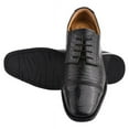 thumbnail image 2 of LIBERTYZENO Mens Oxford Formal Dress Shoes For Adult Male, Black, 2 of 7