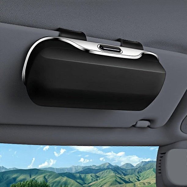 Sun visor clip holder, compatible with Renault Dacia Duster Logan Sandero Lodgy MCV Stepway, interior accessories