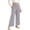 00-Grey249, variant on Girls Linen High Waist Wide Leg Pants Casual Pull On Straight Pants, Sizes 3-14