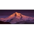 thumbnail image 2 of Leahy, Ike 14x8 Black Ornate Wood Framed with Double Matting Museum Art Print Titled - Mt. Hood XV, 2 of 4