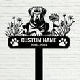 thumbnail image 4 of Handmadetneonsign Dogue De Bordeaux Dog Metal With Stake, Dog Stake Metal Name Sign Stake, Garden Metal Stake Decor 58926, 4 of 4