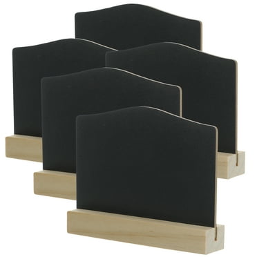 BERTDOMD 6pcs Mini Chalkboard Signs Small Chalk Board Double-Sided Mini Chalk Boards with Stands Indoor Table Display Chalkboard Signs
