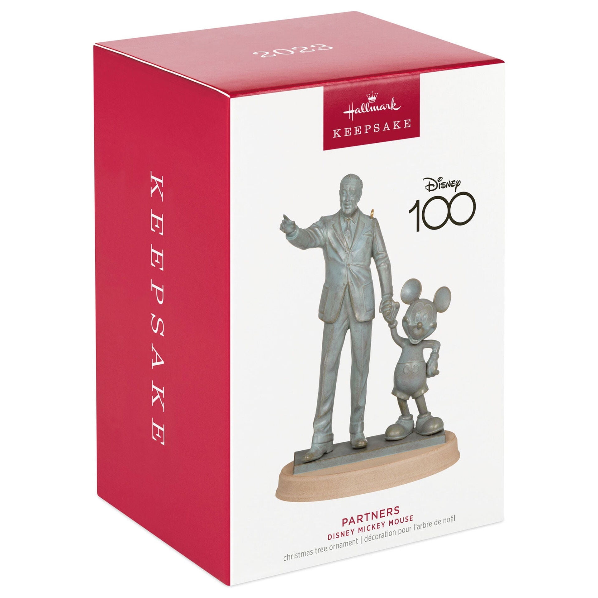 Hallmark Disney100 クリスマスオーナメント Hallmark 2023 Keepsake Disney 100 Years of Wonder Mickey & Minnie