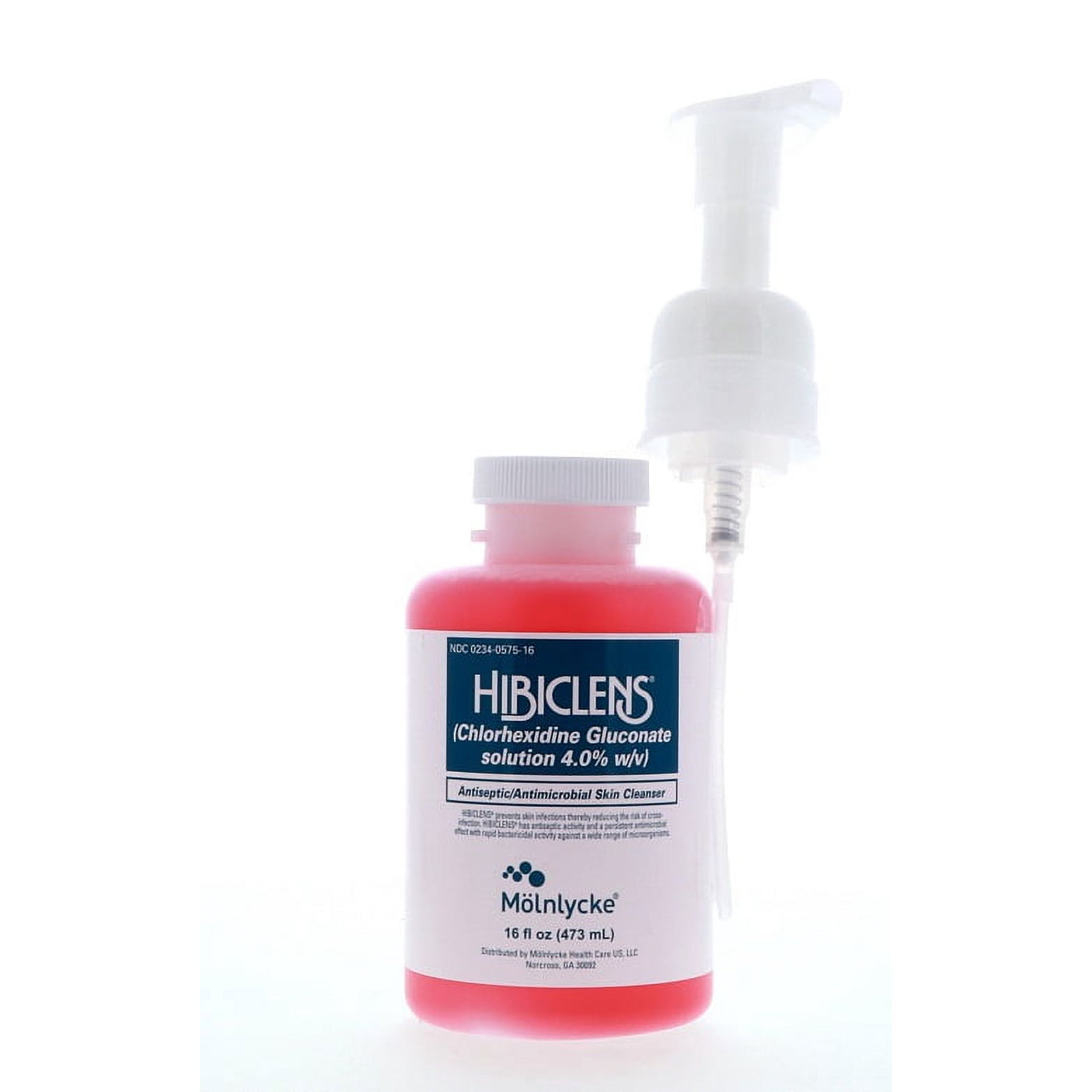 Hibiclens with Pump Antiseptic Antimicrobial Skin Cleanser 16 oz