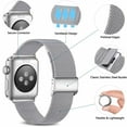thumbnail image 4 of Metal Stainless Steel Band for Apple Watch Bands 40mm 44mm 41mm 45mm,Loop Adjustable Strap Magnetic Wristband for iWatch Series 4 3 5 SE 6 7 8 for Women Men, 4 of 9