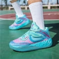 thumbnail image 4 of Zapatillas de baloncesto for hombre, deportivas antideslizantes, aptas for canchas interiores y exteriores, botas de entrenamiento., 4 of 7