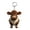 B, variant on Hohaski Cow Pendants Keyring Cows Cow Decoration Acrylic New Yak Pendant Cow Series Keychain Gift