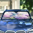 thumbnail image 4 of WOBOGO Colorful Pretty Bird Car Windshield Sunshades Autopilot Lightweight Accordion Sun Visor 57×31.5in, 4 of 8
