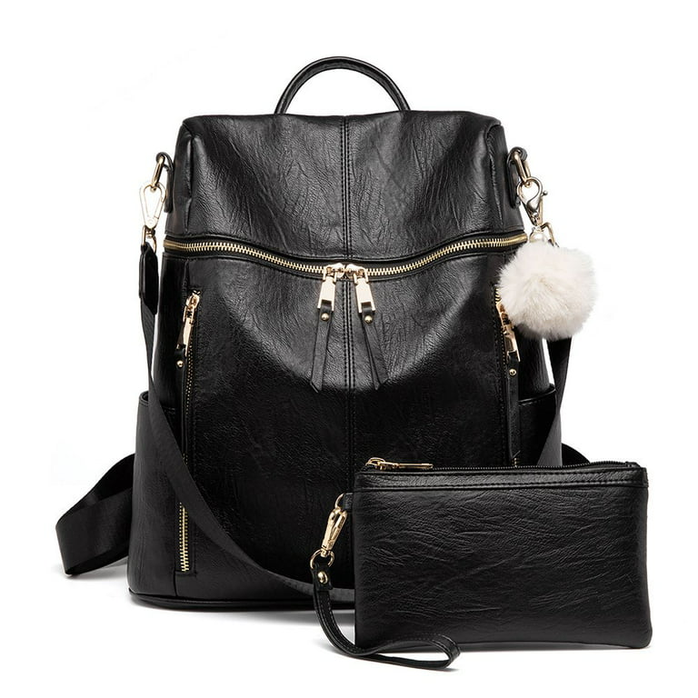 Cheruty Leather Backpack Purse for Women Fashion Designer Ladies