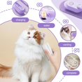 thumbnail image 4 of Cepillo Para Perro,Cepillo de Gato Vapor Auto limpieza,Cepillo eléctrico para perro,Cepillos Aseo Mascotas,Cepillo vapor mascotas masaje,Depilación y Peinado Mascotas (Morado) Morado, 4 of 8