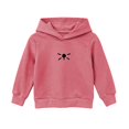 thumbnail image 5 of Ohufall 0-6T Embroidery Sweatshirt for Girls Hooded Pullover Long Sleeve Tops Solid Color Loose Comfort Fashion Casual Sweatshirts, 5 of 5