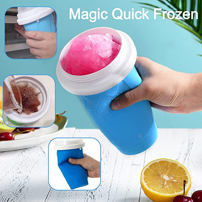 Slushie Cup Slushy Ice Maker Cup Travel Portable Double Layer