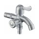 thumbnail image 1 of Grifo doble 1/2" - Grifo doble fabricado en acero inoxidable 304 - Grifo de cierre - Para lavadora - Lavavajillas - Jardín - Hogar e industria - Resistente a las heladas,, 1 of 4