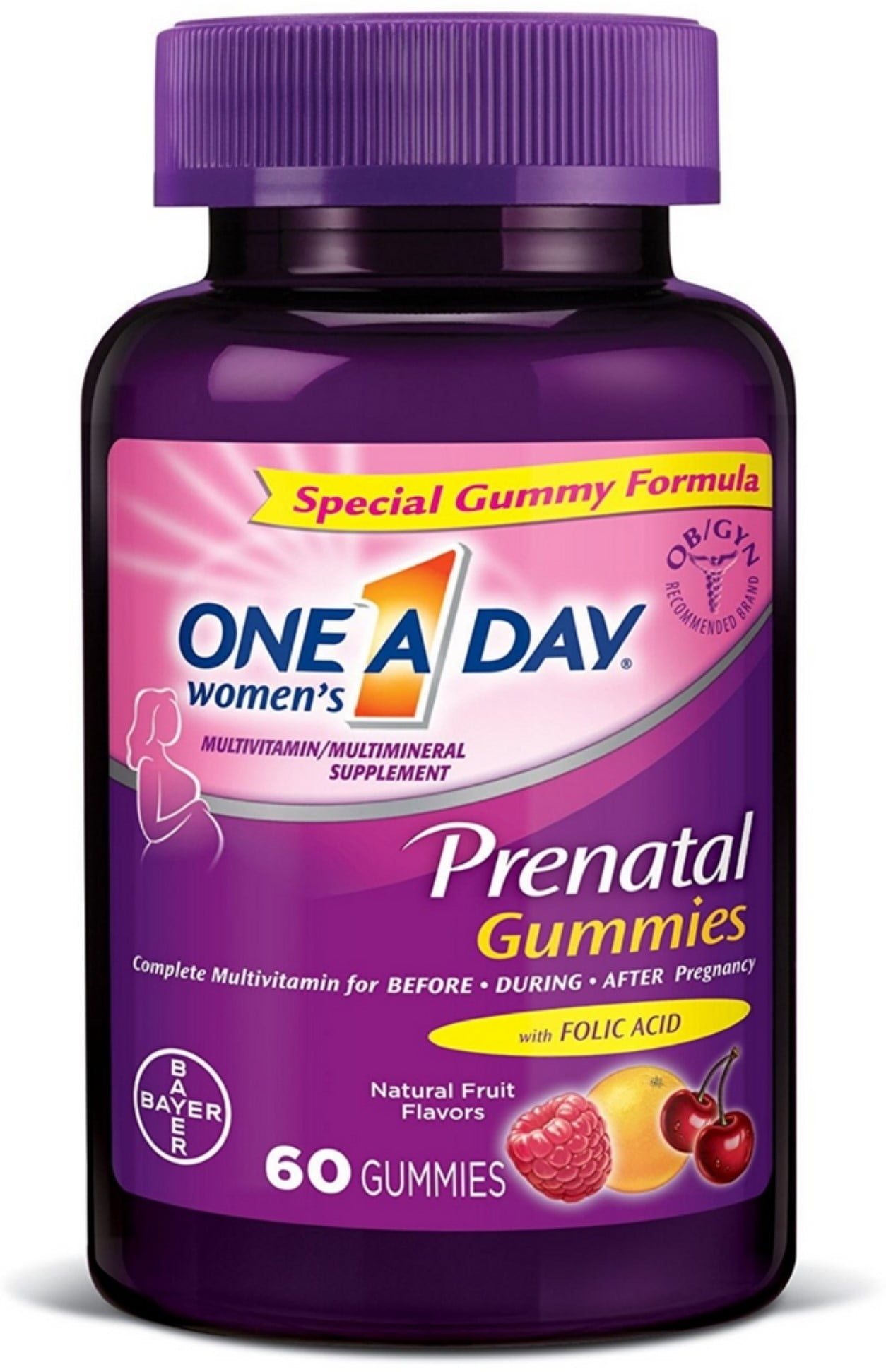 OneADay Women's Prenatal Gummies 60 ea (Pack of 2)