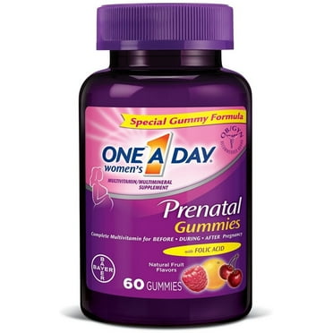 One-A-Day Women's Prenatal Gummies 60 ea (Pack of 3)