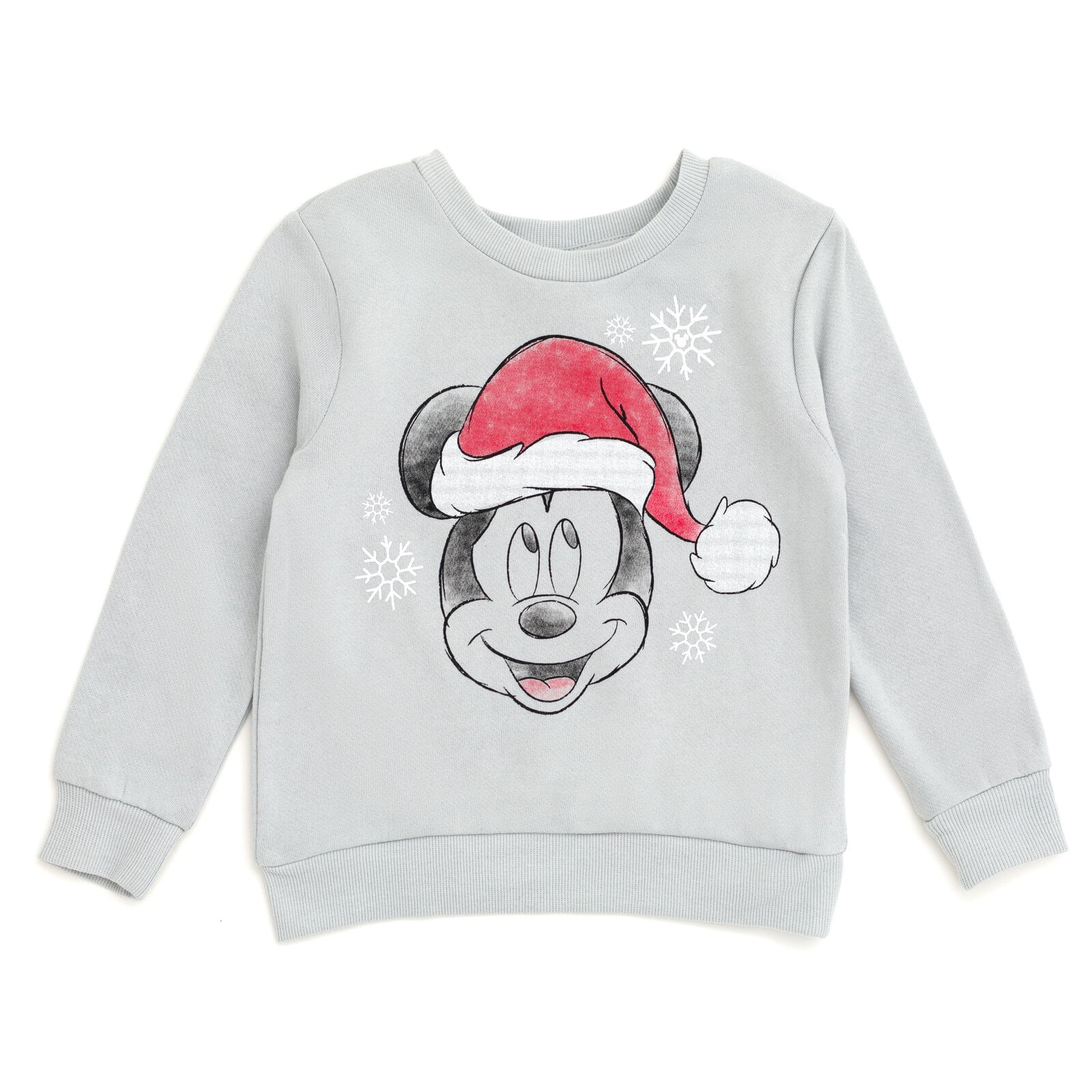Disney Mickey Mouse Christmas Fleece Sweatshirt and Jogger Pants Outfit Set Toddler to Big Kid