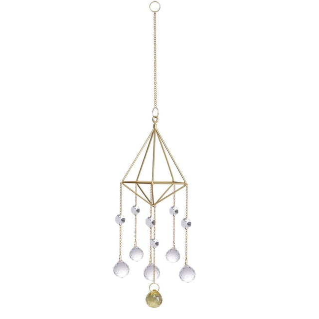 Atrapasueños de cristal, lámpara de araña de cristal colgante, decoración de prisma, decoración del coche de la planta de la boda del hogar