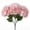 Pink, variant on FeiFu Artificial Hydrangea Flower Faux Floral Arrangement for Outdoor Indoor Home Decor Realistic Purple Pink Fake Substitute Ramo de Hortensias Artificial