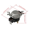 thumbnail image 3 of Clothes Dryer Cycling Thermostat WE4M181 Replacement for Whirlpool KitchenAid, 3 of 5