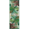 thumbnail image 5 of Unique Loom Outdoor Botanical Collection Area Rug - Foliage (2' x 8' Runner Multi/Blue), 5 of 10