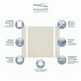 thumbnail image 4 of Transolid Ewk603272 Expressions 60" W X 32" D X 72" H Three Panel Shower Wall Kit - Cameo, 4 of 8