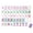 Dark Purple, variant on 4 Layer Mahjong Tiles American Mahjong Tile Set 160 Acrylic Layered Mahjong Tiles with Clear Engraving and Carrying Bag for Home Travel Game Nights (Yellow)