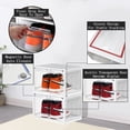 thumbnail image 6 of Fortune Shoe Organizers and storage Bins Boxes fits for Men & Women Sneakers US Size Up to 13, Stackable Beyond 15 Layers, Max Compression Force up to 100 LBS, Set of 2 Pack (White), 6 of 9