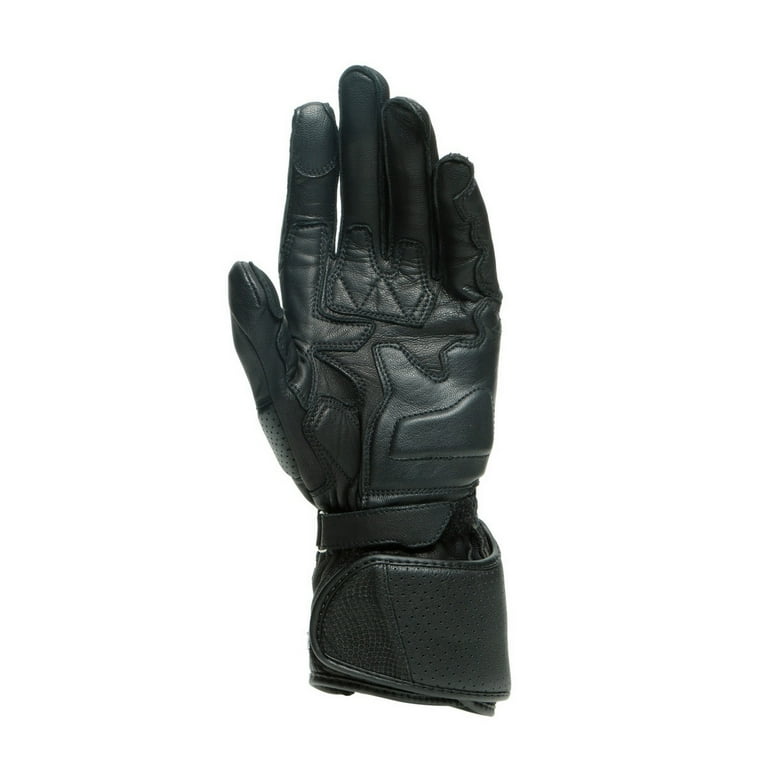 Dainese Impeto Mens Leather Motorcycle Gloves Black/Black XXL