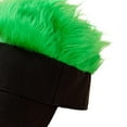 thumbnail image 6 of Segolike Men's Novelty Spiked Hair Visor with Wig Peaked Baseball Hat for Photography Green, 6 of 8