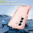 thumbnail image 5 of JTCASES for Samsung Galaxy S24 Case with Wireless Charging, Hybird Shockproof Bumper Anti-fall Rugged Non-slipping Protective Shell for Samsung Galaxy S24 (6.2" 2024), Rosegold, 5 of 8