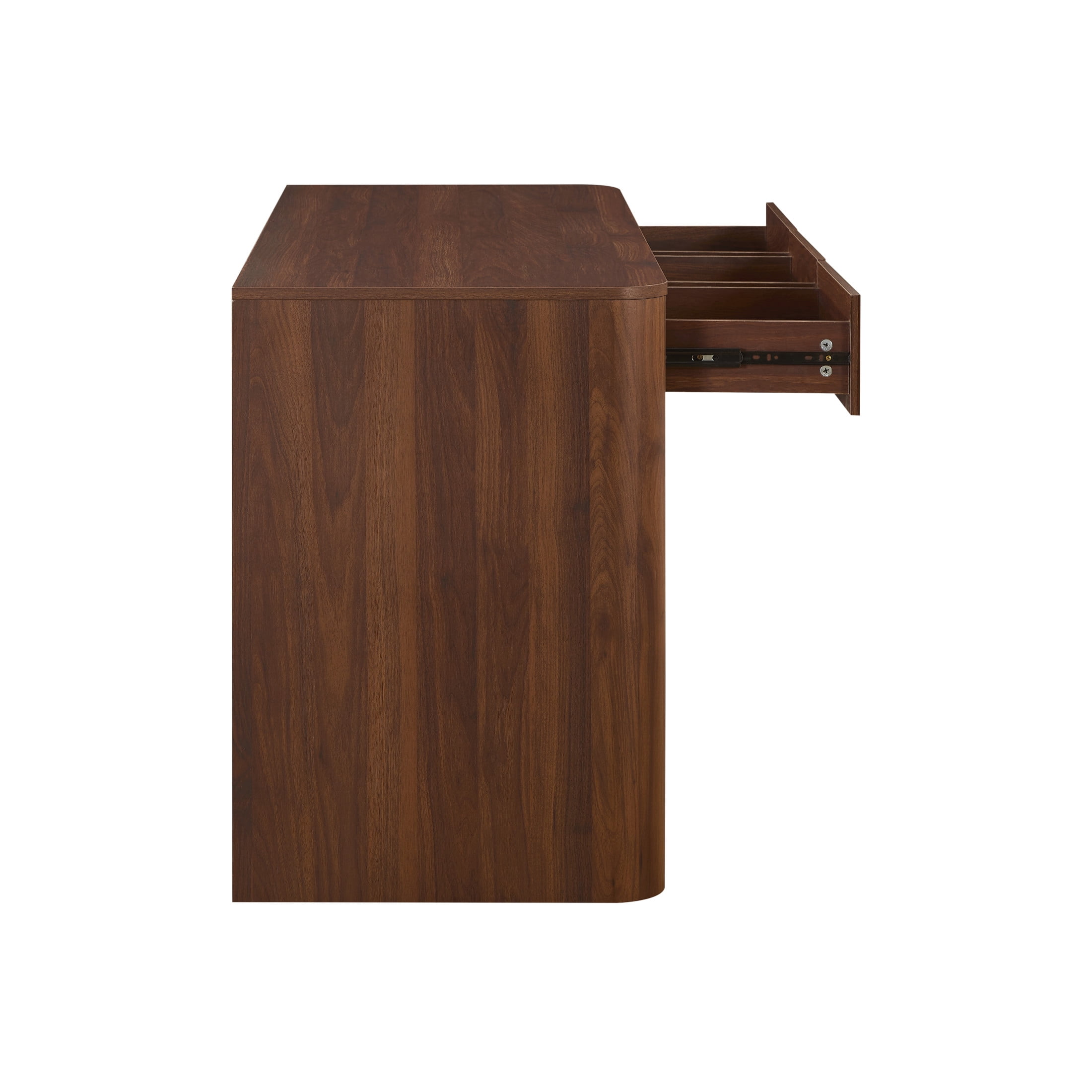 Christopher Knight Home 58.3" Storage Writing Desk with 3 Drawers, Dark Walnut