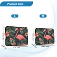 thumbnail image 4 of FORMRS 15"-15.6" Laptop Sleeve Protective Case Soft Carrying Quilted Computer Bag Cover, Red Flamingo Pattern, 4 of 7