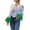 Green, variant on Womens Tee Fashion Solid Turndown Feather Long Sleeves Button Loose Womens formal Shirts,Blue,M