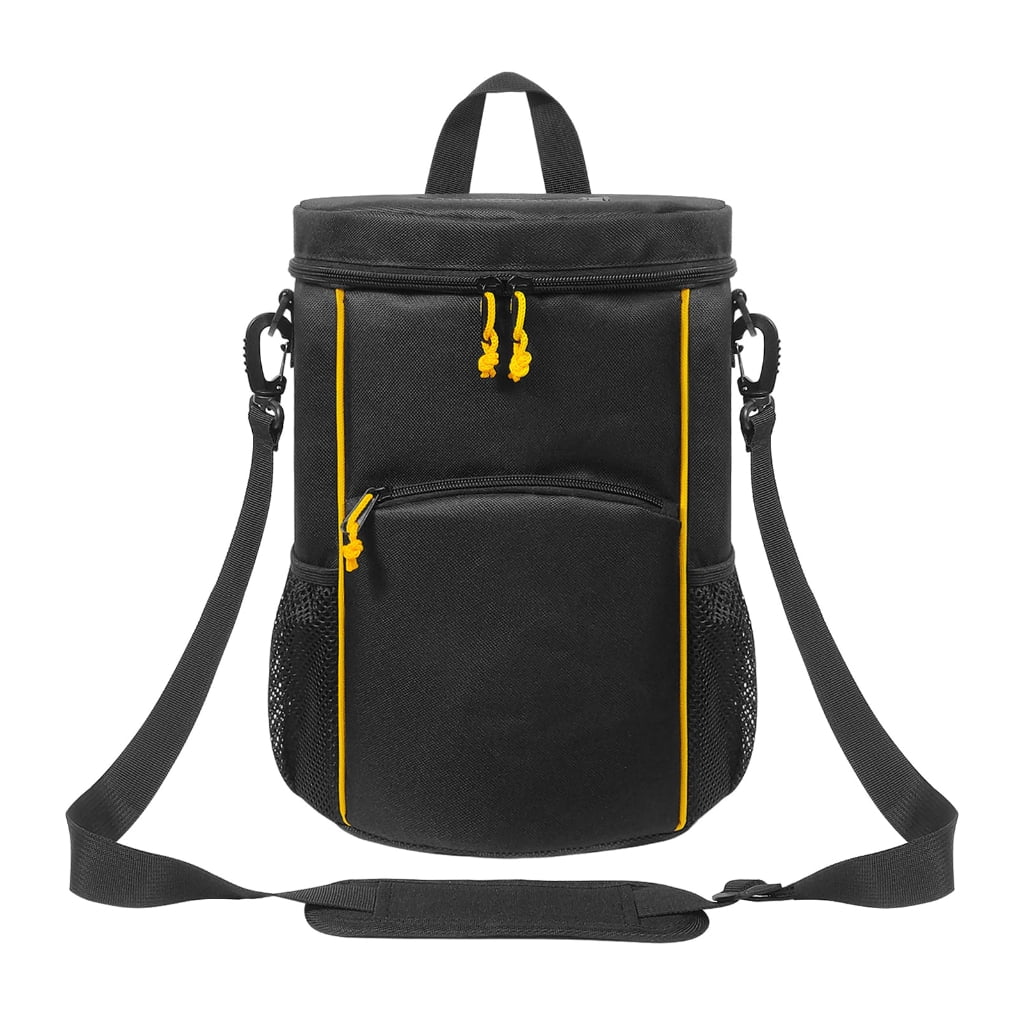 Portable Tennis Balls Storage Bag with Shoulder Strap Large capacity Tennis Carry Backpack MultiPocket Baseball Bag