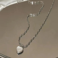 thumbnail image 1 of 9 Pcs Simple Choker Necklaces for Women Fashion Love Heart Star Pendant Layered Necklace Jewelry Gift European and American 2024, 1 of 5