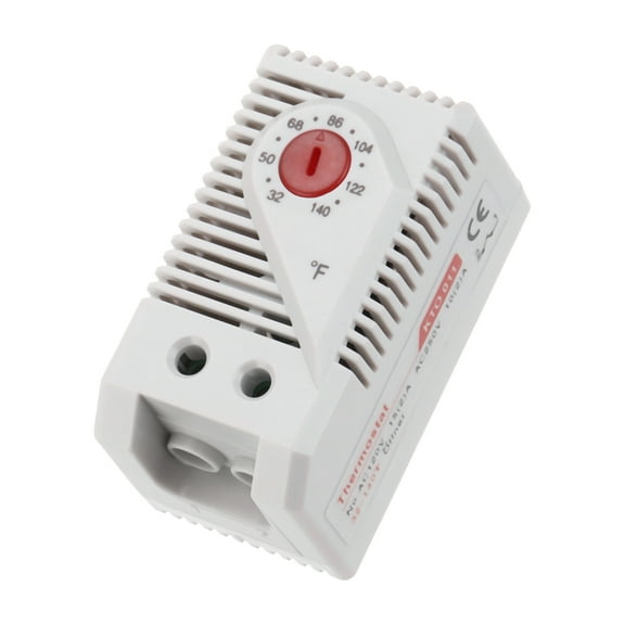 Uxcell Mechanical Switch Thermostat KTO011 Cabinet Temperature Controller 32-140°F Adjustable Normally Closed (N.C)